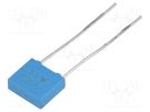 Capacitor: polyester; 0.0022uF; 63VAC; 100VDC; 5mm; ±5%; -55÷125°C EPCOS