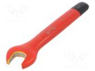 Wrench; insulated,spanner; 21mm; 1kV; tool steel; L: 184mm BAHCO