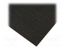 Bench mat; ESD; L: 1.2m; W: 0.55m; Thk: 2mm; black; 0.001÷1MΩ; 130°C ANTISTAT