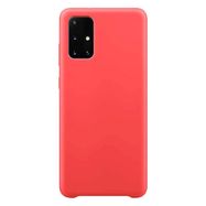 Silicone Case Soft Flexible Rubber Cover for Samsung Galaxy S21+ 5G (S21 Plus 5G) red, Hurtel