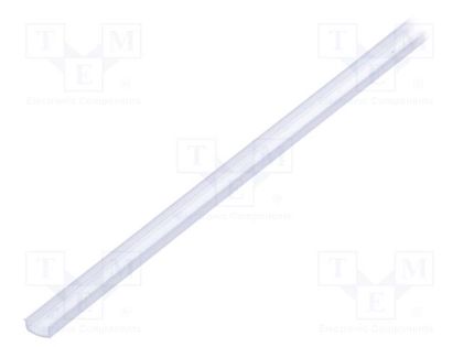 Cover for LED profiles; white; 1m; Kind of shutter: I; push-in TOPMET TOP-86050038