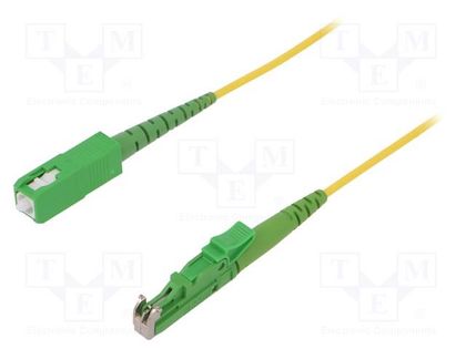 Fiber patch cord; E2/APC,SC/APC; 3m; Optical fiber: 9/125um; Gold FIBRAIN FIBRAIN-PATCH-012
