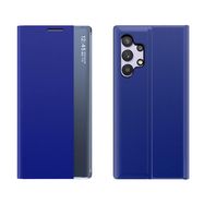Sleep Case Bookcase Type Case with Smart Window for Samsung Galaxy A32 5G / A13 5G blue, Hurtel