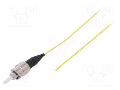 Optic fiber pigtail; ST/UPC; 1m; Optical fiber: 900um; yellow FIBRAIN FIBRAIN-PIG-018