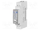 Counter; digital,mounting; for DIN rail mounting; single-phase CARLO GAVAZZI