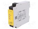 Module: safety relay; Usup: 24VAC; 24VDC; Contacts: NC + NO x3 WIELAND