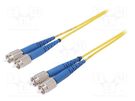 Fiber patch cord; FC/UPC,both sides; 3m; Optical fiber: 9/125um FIBRAIN