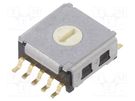 Encoding switch; Pos: 16; SMD; DC load @R: 0.025A/24VDC; 100MΩ OMRON Electronic Components