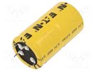 Supercapacitor; SNAP-IN; 400F; 2.7VDC; -5÷10%; Ø35x63mm; 3.2mΩ EATON ELECTRONICS