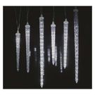 LED Christmas garland – icicles, 6 pcs, 2 m, indoor and outdoor, cool white, EMOS