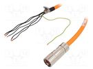 Harnessed cable; 3m; PUR; chainflex; Siemens; servo IGUS