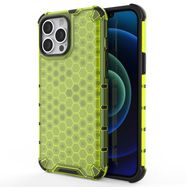 Honeycomb Case armor cover with TPU Bumper for iPhone 13 Pro Max green, Hurtel
