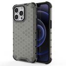 Honeycomb Case armor cover with TPU Bumper for iPhone 13 Pro black, Hurtel