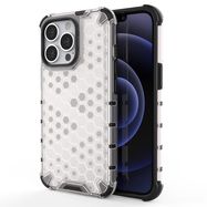 Honeycomb Case armor cover with TPU Bumper for iPhone 13 Pro transparent, Hurtel
