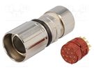 Connector: M23; plug; PIN: 12; female; soldering; for cable; 7A; IP68 LAPP