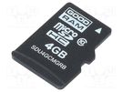 Memory card; industrial; microSD,MLC; UHS I U1; 4GB; 0÷70°C GOODRAM INDUSTRIAL