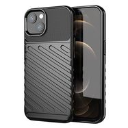 Thunder Case Flexible Tough Rugged Cover TPU Case for iPhone 13 mini black, Hurtel