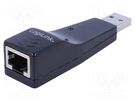 USB to Fast Ethernet adapter; RJ45 socket,USB A plug; 480Mbps LOGILINK