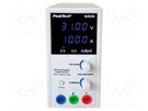 Power supply: laboratory; switched-mode,single-channel; 0÷30VDC PEAKTECH