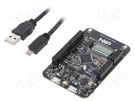 Dev.kit: ARM NXP; USB A-USB B micro cable,base board NXP