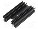 Heatsink: extruded; H; TO202,TO218,TO220,TOP3; black; L: 63mm ALUTRONIC