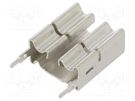 Heatsink: moulded; TO220; natural; L: 11mm; W: 22mm; H: 24mm; 19.5K/W ALUTRONIC