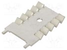 Heatsink: moulded; TO220; natural; L: 4mm; W: 22mm; H: 31.6mm; 29.5K/W ALUTRONIC