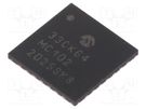 IC: dsPIC microcontroller; 64kB; 8kBSRAM; UQFN28; DSPIC; 0.65mm MICROCHIP TECHNOLOGY