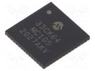 IC: dsPIC microcontroller; 64kB; 8kBSRAM; UQFN48; DSPIC; 0.4mm MICROCHIP TECHNOLOGY