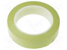 Tape: electrical insulating; W: 25mm; L: 66m; Thk: 63um; yellow; 100% 3M