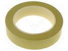 Tape: electrical insulating; W: 25mm; L: 66m; Thk: 0.058mm; yellow 3M
