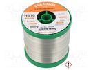 Soldering wire; Sn95,5Ag3,8Cu0,7; 700um; 0.5kg; lead free; reel STANNOL
