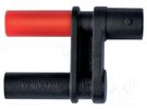 Connector: BNC; adapter; black; 3A; 41mm; Insulation: polyamide SCHÜTZINGER