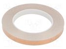 Tape: electrically conductive; ESD; L: 33m; W: 12mm; Thk: 0.05mm STATICTEC
