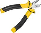 Wire Cutting Pliers 160 mm, black-yellow - precision tool with ergonomic handle