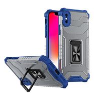 Crystal Ring Case Kickstand Tough Rugged Cover for iPhone XS Max blue, Hurtel