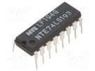 IC: digital; 4bit,binary up/down counter,inverting,synchronous NTE Electronics