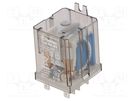 Relay: electromagnetic; DPDT; 12VDC; Icontacts max: 20A; 10A/30VDC FINDER