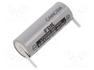 Battery: lithium; 3V; 4/5A,CR8L; 2600mAh; non-rechargeable FDK
