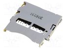 Connector: for cards; SD; shielded,push-push; SMT; gold-plated MOLEX