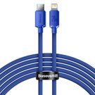 Baseus Crystal Shine Series cable USB cable for fast charging and data transfer USB Type C - Lightning 20W 2m blue (CAJY000303), Baseus