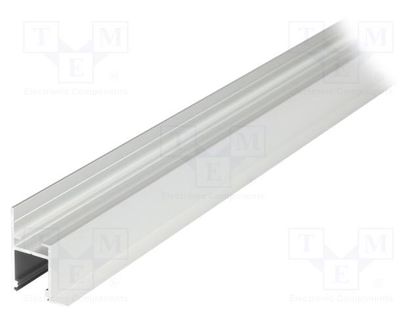 Profiles for LED modules; natural; L: 1m; FRAME14; aluminium TOPMET TOP-FRAME14/A-1M