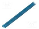 Insulating tube; fiberglass; blue; -20÷155°C; Øint: 4mm SYNFLEX