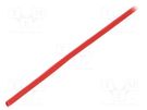 Insulating tube; fiberglass; red; -20÷155°C; Øint: 2mm SYNFLEX
