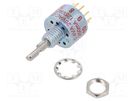 Switch: rotary; Pos: 5; 0.25A/125VAC; 0.25A/28VDC; Poles number: 1 C&K
