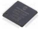 IC: dsPIC microcontroller; 128kB; 16kBSRAM; TQFP64; DSPIC; 0.5mm MICROCHIP TECHNOLOGY