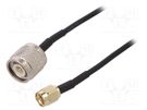 Cable-adapter; male,SMA,TNC; 2.5m JC Antenna