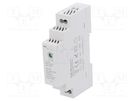 Power supply: switched-mode; for DIN rail; 15W; 24VDC; 0.625A QOLTEC