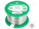 Soldering wire; Sn97Ag3; 0.7mm; 100g; lead free; reel; 221°C BROQUETAS