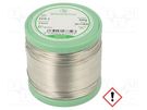 Soldering wire; Sn99Ag0,3Cu0,7; 0.8mm; 0.5kg; lead free; reel BROQUETAS
